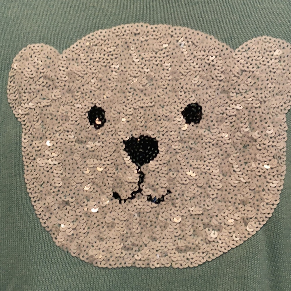 Cat & Jack  Sequence Bear Sweater - Picture 3 of 3